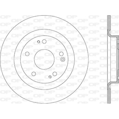ΔΙΣΚΟΠΛΑΚΑ ΟΠ HONDA CIVIC 16- (FC,FK)-Open Parts-BDA2872.10
