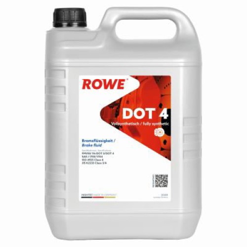 ΥΓΡΟ ΦΡΕΝΟΥ HIGHTEC DOT 4 (4x5 Lt)-ROWE-RW25109005099