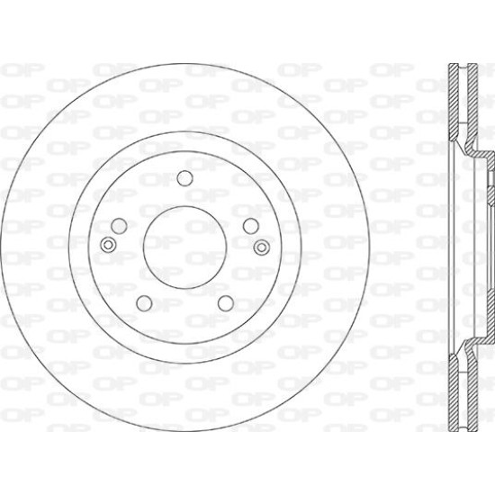 ΔΙΣΚΟΠΛΑΚΑ ΕΜ SSANGYONG TIVOLI 15--Open Parts-BDA2882.20