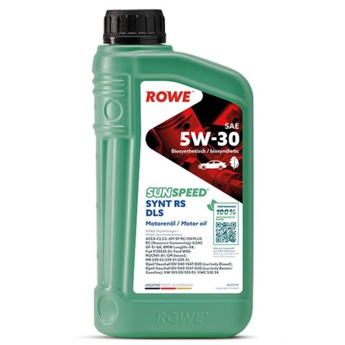 ΛΙΠΑΝΤΙΚΟ ΣΥΝΘ. SUNSPEED MULTI SYNT DPF SAE 5W30  (12x1 Lt)-ROWE-RW4920125001099