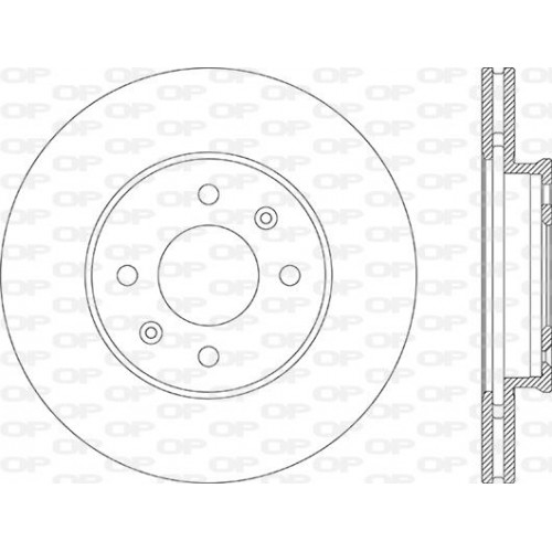 ΔΙΣΚΟΠΛΑΚΑ ΕΜ KIA PICANTO 16--Open Parts-BDA2868.20