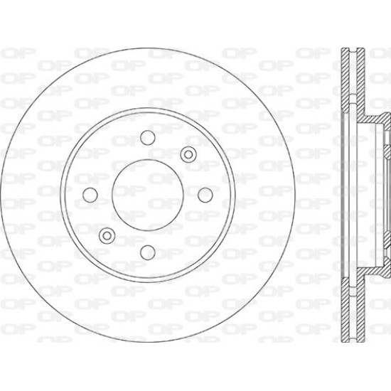ΔΙΣΚΟΠΛΑΚΑ ΕΜ KIA PICANTO 16--Open Parts-BDA2868.20