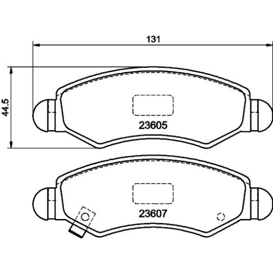 ΣΕΤ ΤΑΚΑΚΙΑ ΕΜ AGILA-A-Hella Pagid-HL8DB355011691
