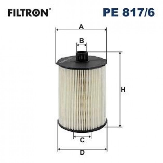 ΦΙΛΤΡΟ ΠΕΤΡΕΛΑΙΟΥ (DV5R) ZAFIRA LIFE 1.5HDI-Filtron-FIPE817-6