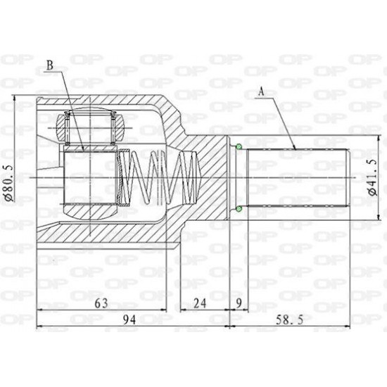 ΜΠΙΛΙΟΦΟΡΟΣ ΙΜΙΑΞΩΝΙΟΥ CITROEN C3 AIRCROSS II-Open Parts-CVJ5870.20