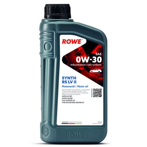 ΛΙΠΑΝΤΙΚΟ HIGHTEC SYNTH RS SAE 0W-30 LV II (12x1 Lt)-ROWE-RW20069001099