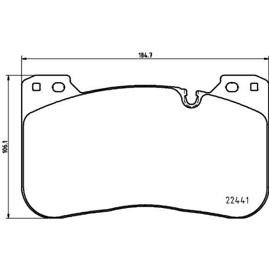 ΣΕΤ ΤΑΚΑΚΙΑ ΕΜ BMW X5M (G05) 19--Hella Pagid-HL8DB355025991