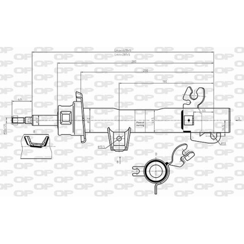 ΑΜΟΡΤΙΣΕΡ ΕΜ ΑΡ MINI (R56)-Open Parts-SAB8651.31