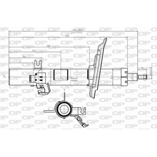 ΑΜΟΡΤΙΣΕΡ ΕΜ ΔΞ NISSAN QASHQAI II SUV (J11)-Open Parts-SAB8624.31
