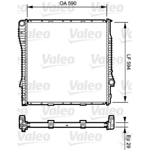 ΨΥΓΕΙΟ ΝΕΡΟΥ BMW X5(E53) 3.0 D 01-06(ΑΥΤΟΜΑΤΟ)-Valeo-VL734895