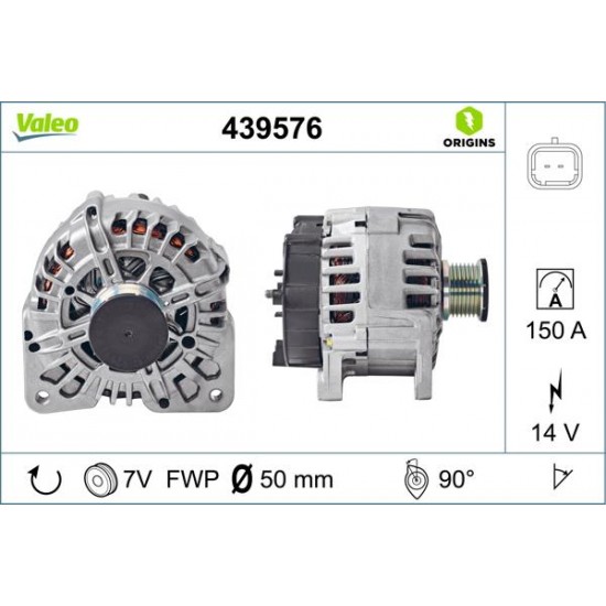 ΔΥΝΑΜΟ VIVARO-A 150A 2.0D M9R692-Valeo-93161735H