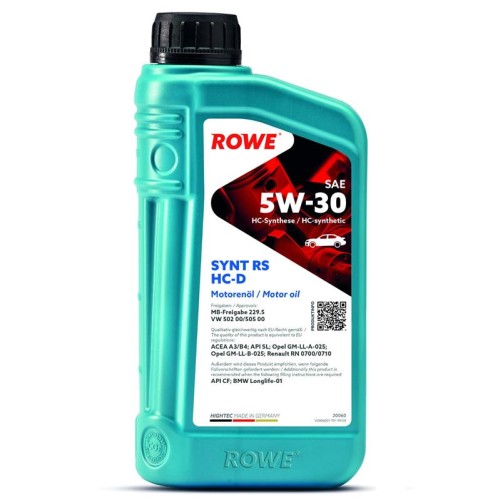 ΛΙΠΑΝΤΙΚΟ HIGHTEC SYNT RS HC-D SAE 5W-30 (12x1 Lt)-ROWE-RW20060001099