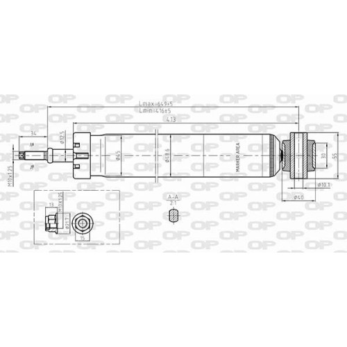 ΑΜΟΡΤΙΣΕΡ ΟΠ CITROEN C4 II (NC)-Open Parts-SAB8652.32