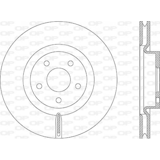 ΔΙΣΚΟΠΛΑΚΑ ΟΠ ΜΕ ΡΟΥΛΜΑΝ FOCUS IV-Open Parts-BDA2881.20