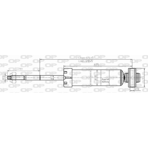 ΑΜΟΡΤΙΣΕΡ ΟΠ SEAT Mii, VW UP, CITIGO-Open Parts-SAB8630.32
