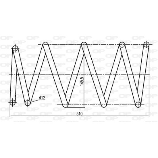 ΕΛΑΤΗΡΙΟ ΑΝΑΡΤ. ΤΕΜ. RENAULT TWINGO I (C06)-Open Parts-CSR9053.02
