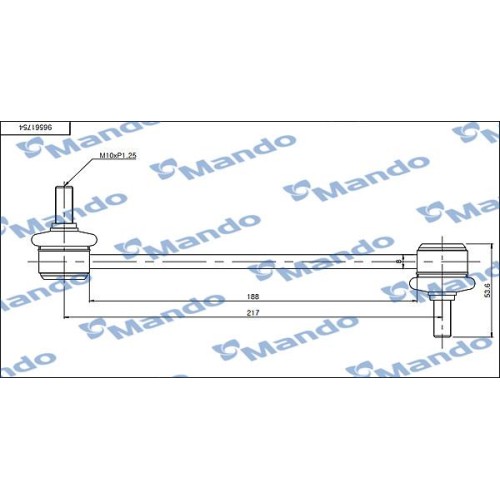 ΑΚΡΟ ΖΑΜΦΟΡ ΟΠ ΔΞ & ΑΡ DAEWOO LACETTI,NUBIRA-MANDO-MNSLD0003