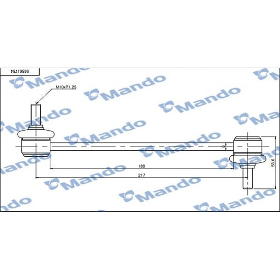 ΑΚΡΟ ΖΑΜΦΟΡ ΟΠ ΔΞ & ΑΡ DAEWOO LACETTI,NUBIRA-MANDO-MNSLD0003