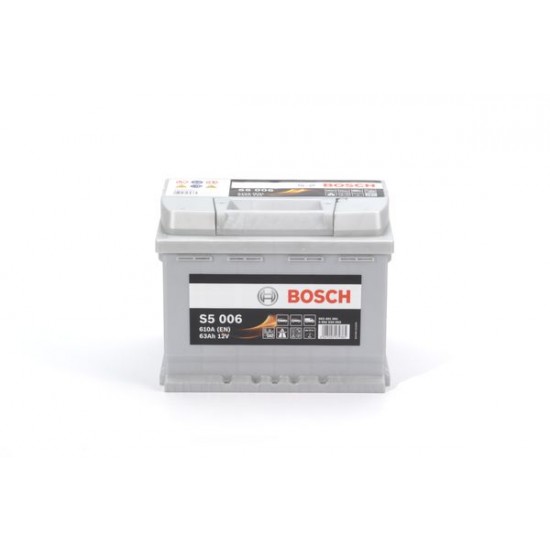ΜΠΑΤΑΡΙΑ BOSCH S5006 ΑΡ 12V 63A 610cca (242x175x190)