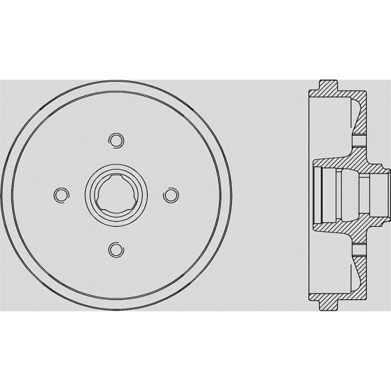 ΤΑΜΠΟΥΡΟ ΦΡΕΝΟΥ ΟΠ VW POLO (6N) 99-