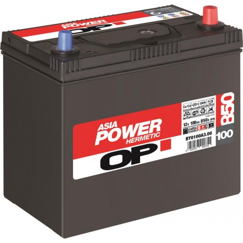 ΜΠΑΤΑΡΙΑ OP ASIATIC POWER 12V 100A 850cca (303x174x198/218) ΔΞ