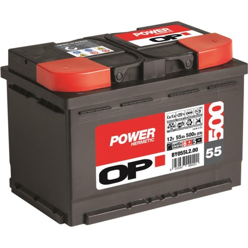 ΜΠΑΤΑΡΙΑ OP POWER 12V 55A 500cca (242x175x190) ΔΞ