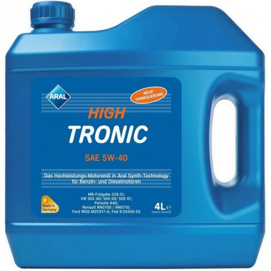 Aral HighTronic 5W40  4Lt