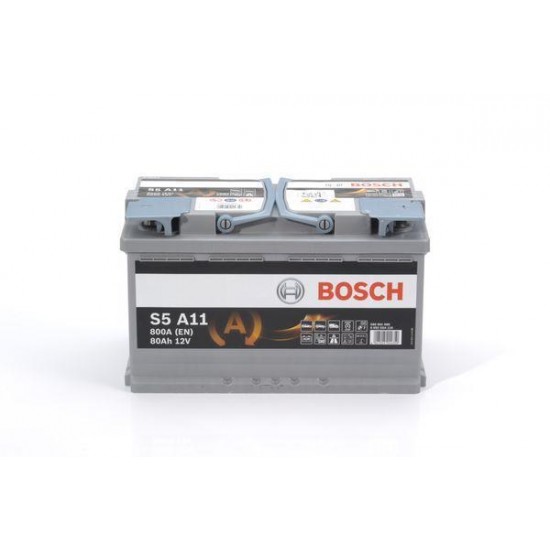 ΜΠΑΤΑΡΙΑ BOSCH AGM 12V 80A 800 cca  (315x175x190)