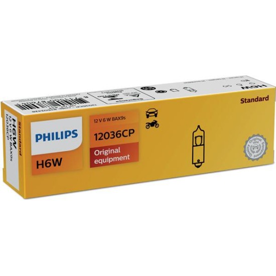 ΛΑΜΠΑ ΠΟΡΕΙΑΣ ΕΜ ΦΑΝΩΝ 12V (H6W)