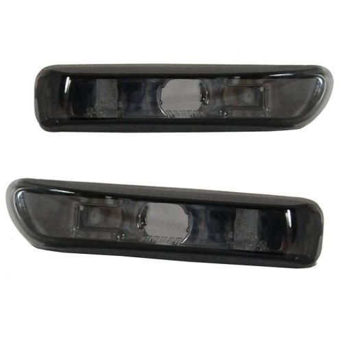 Πλαϊνά Φλας Φτερού Για Bmw 3 E46 Sedan 99-01 / Touring 99-01 / Compact 01-04 / Coupe 99-03 Smoke 2 Τεμάχια