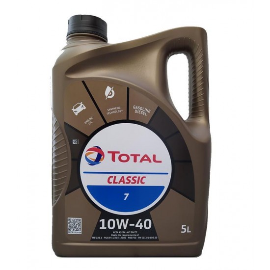 Total Classic "7" 10W40 5 LT