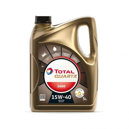 Total Quartz 5000 15W40 5 LT
