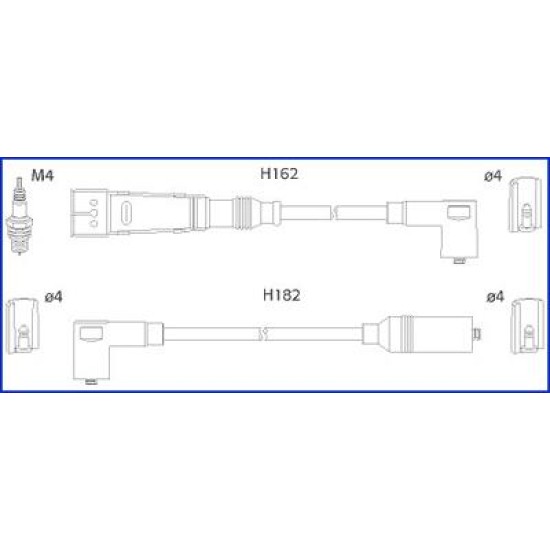 ΣΕΤ ΜΠΟΥΖΟΚΑΛΩΔΙΑ VW TRANSPORTER III 2.1CAT