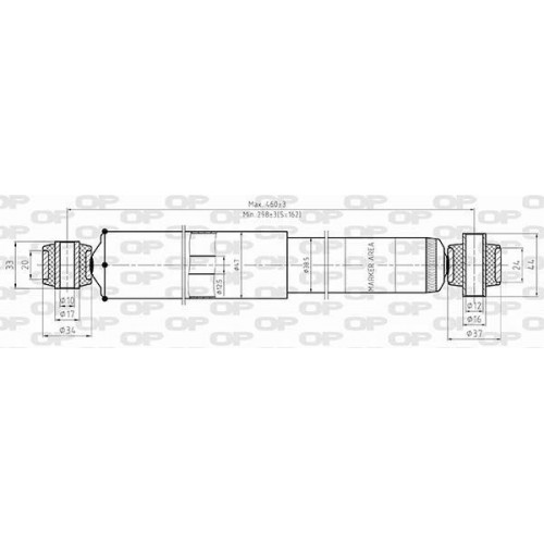 ΑΜΟΡΤΙΣΕΡ ΠΙΣΩ ΑΡΙΣΤΕΡΑ & ΔΕΞΙΑ FIAT PANDA (312, 319), PANDA VAN (312, 519)