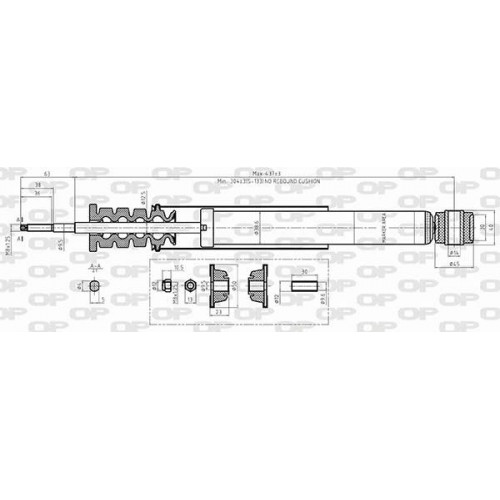 ΑΜΟΡΤΙΣΕΡ ΠΙΣΩ ΑΡΙΣΤΡΑ & ΔΕΞΙΑ RENAULT TWINGO III (BCM)
