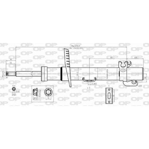 ΑΜΟΡΤΙΣΕΡ ΕΜ ΑΡ & ΔΞ SEAT Mii (KF1, KE1)