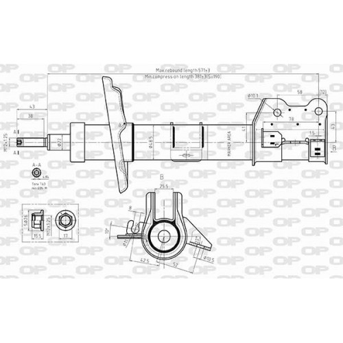 ΑΜΟΡΤΙΣΕΡ ΕΜ ΑΡ FIAT PANDA (312,319)