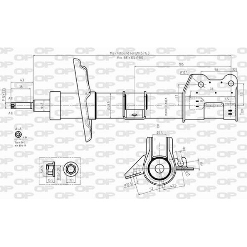 ΑΜΟΡΤΙΣΕΡ ΕΜ ΔΞ FIAT PANDA (312,319)