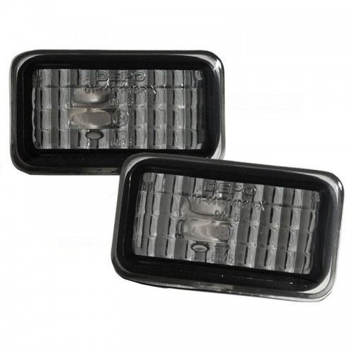 Πλαϊνά Φλας Φτερού Για VW Golf 1 / 2 74-91 / Jetta 84-91 / Corrado 88-95 Smoke 2 Τεμάχια