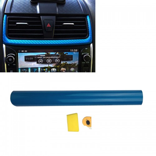 Αυτοκόλλητο Carbon Film 48x60cm Racesport Μπλε