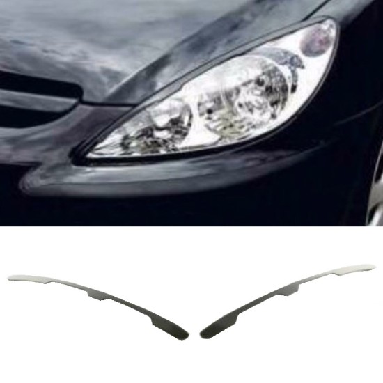 Φρυδάκια Μπροστινών Φαναριών Για Peugeot 307 01-05 2 Τεμάχια