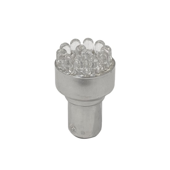 Λάμπα Led S25 P21/5W  BAY15D 12 Led Διπολική 12volt Λευκή Type-R TR-9605W 1 Τεμάχιο