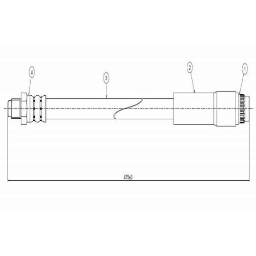 ΜΑΡΚΟΥΤΣΙ ΦΡ. ΕΜ RENAULT LAGUNA 94--CAVO-CVC800506A