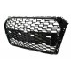 Μάσκα Για Audi A4 B9 16-19 RS4 Look Κυψελωτή Γυαλιστερό Μαύρο 1 Τεμάχιο Made in Taiwan