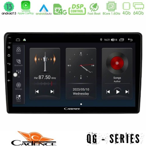 Navigation Multimedia 9" Tablet Universal Android 13 4+64GB QG Series 8Core Cadence U-QG-855