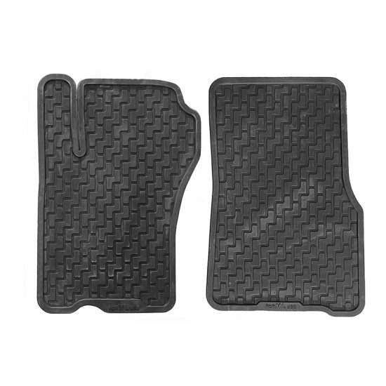 Πατάκια Σκαφάκια 3D Από Λάστιχο Για Mercedes-Benz ML-Class W163 97-05 "Star Diamond" 3 Τεμάχια Μαύρα