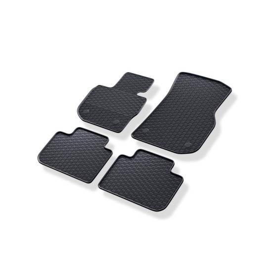 Λαστιχένια Πατάκια Geyer & Hosaja Για Bmw X3 G01 (2017 - 2024) /  X4 G02 (2018 - 2025) 4 Τεμάχια Μαύρα 915/4C