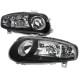 Μπροστινά Φανάρια Set Για Alfa Romeo 147 01-04 Μαύρα GTA H7/H7/H1 Depo