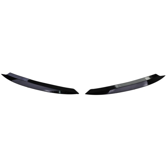 Φρυδάκια Μπροστινών Φαναριών Για VW Golf 7 12-21 Evil Eye Μαύρο Γυαλιστερό 2 Τεμάχια