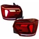Πισινά Φανάρια Set Για Vw Polo AW 2018+ Led R-Line Look Red/Crystal
